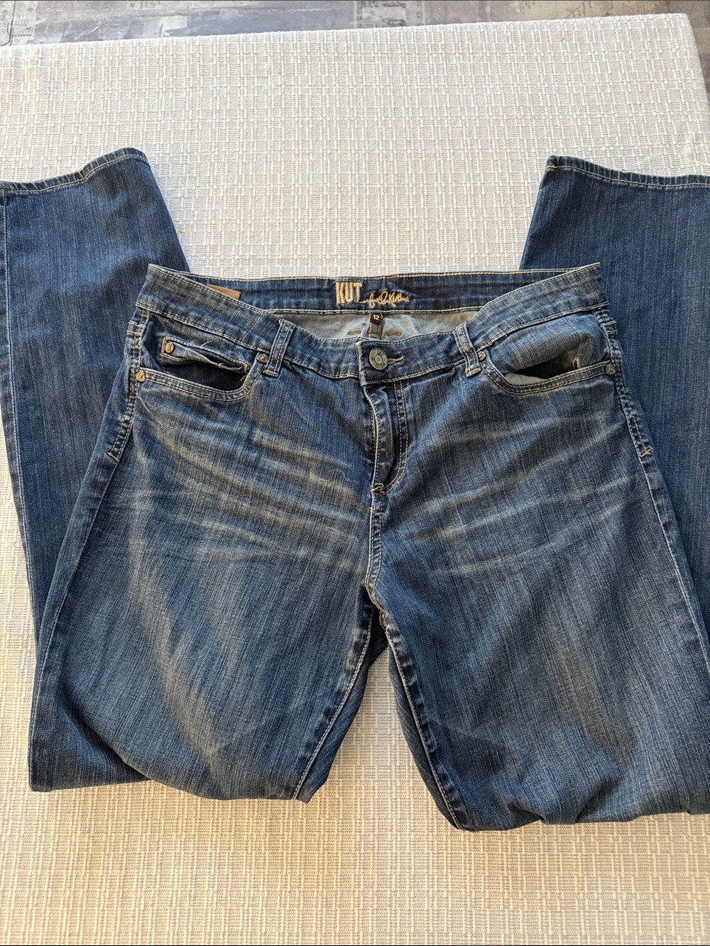 Kut from the Kloth Medium Blue Bootcut Jeans